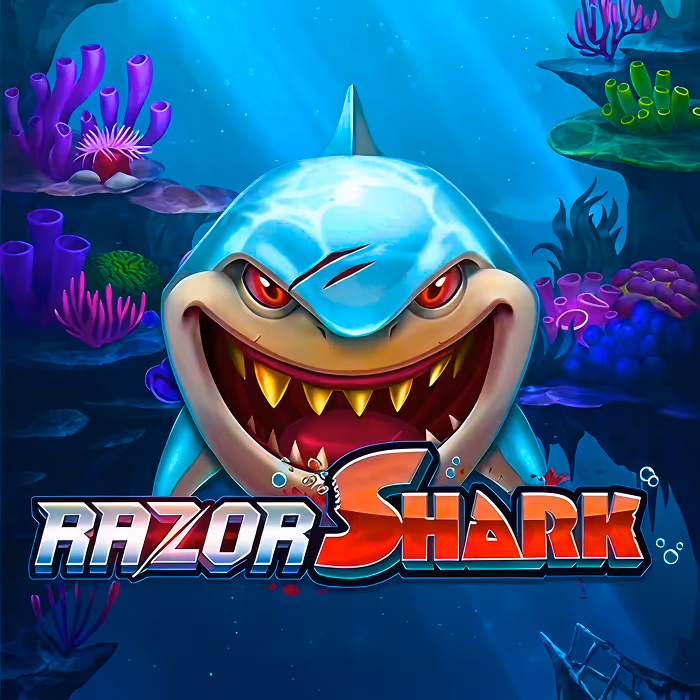 Razor Shark underwater themed slot with mystery stacks and bonus features